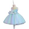 Baby Girls Princess Tulle Dress Floral Party Gown Toddler Kids 1-3 Years