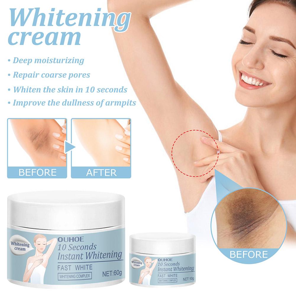 60g Schnelle Bleaching Creme Achsel Achselhöhle Bleaching Private Knie Pflege Teile Creme Creme Whiteni N7Q3