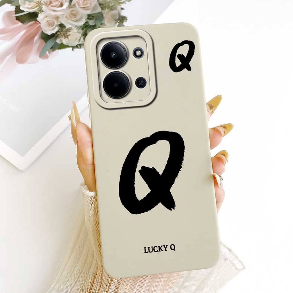 For Xiaomi Redmi 15C 5G Case Cover Lucky Letters Phone Case For Xiaomi Redmi 15C 15 C Redmi15C Redmi15 4G 5G Soft Fundas