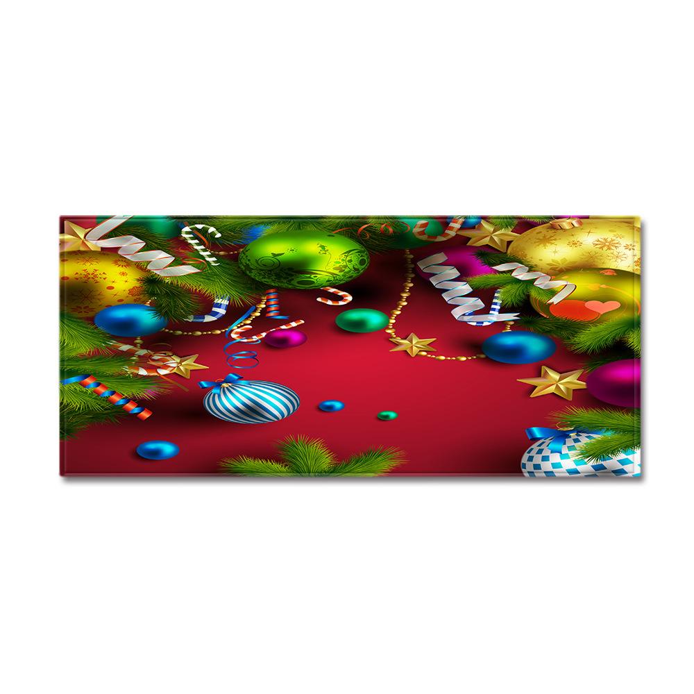 Christmas Kitchen Sand Carpet Doormat Long Floor Mat