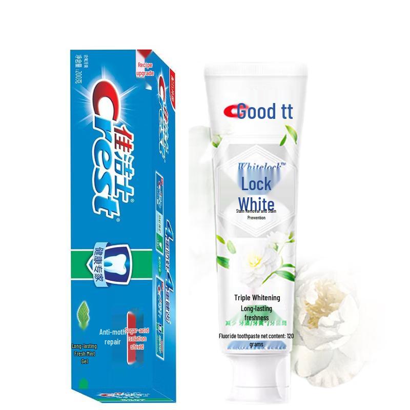 Crest Anti-Cavity & Whitening Toothpaste Duo Pack