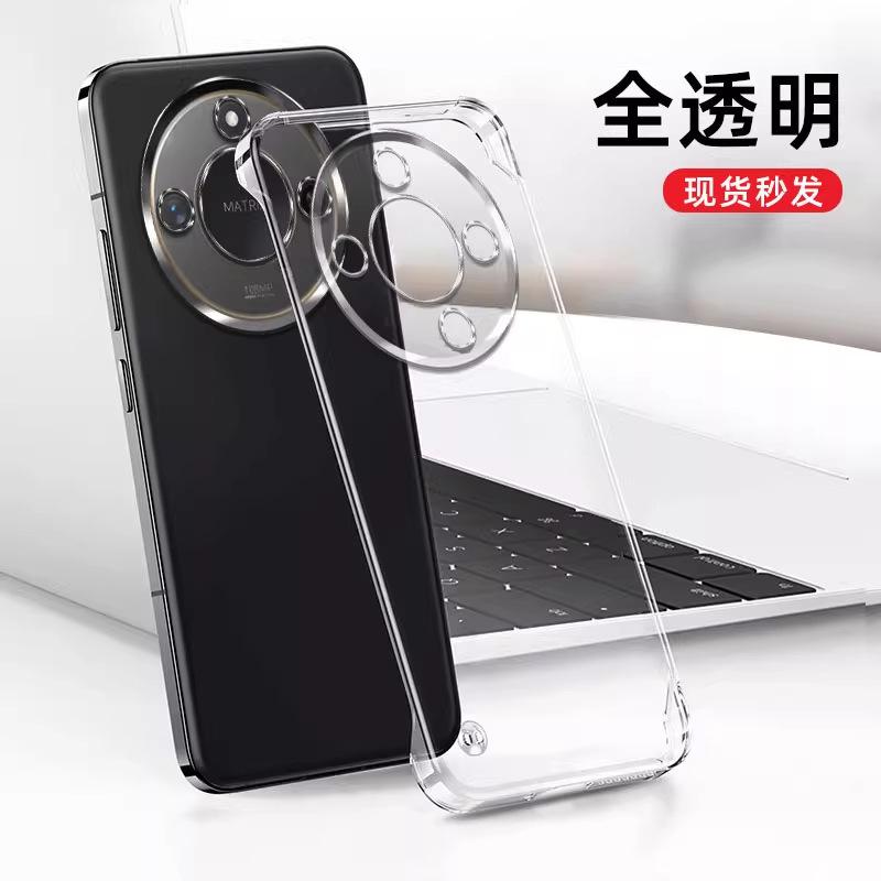 Compatible with the Honor X11 phone case, new transparent electroplated frameless Honor X11 ultra-thin shockproof protective case, high-end