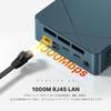 BOSGAME E2 Mini PC with Windows 11 AMD Ryzen 5 16GB DDR4 512GB NVMe 4K USB Gen RJ45 and Triple Display Pro, 3550H, RAM, M.2 SSD, HD, 3.2 1, Wi-Fi 5,