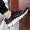 Spring and Summer Breathable Running Sneakers Casual Wear-resistant Non-slip Shoes All Black Mesh Shoe Size