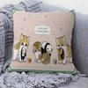 Funny Cat Mofusand Anime Cushion Cover Pillowcase Upholstery Sofa Throw Pillow Home Decor Pillowcas