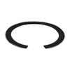 Carbon Fiber Steering Wheel Horn Ring Cover For MINI For Cooper F56 2014-21 130MM*120MM Lightweight Scratch-Resistant