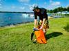 Sicherheitsboje zum Schwimmen runswimmer mit Rucksackfunktion xl