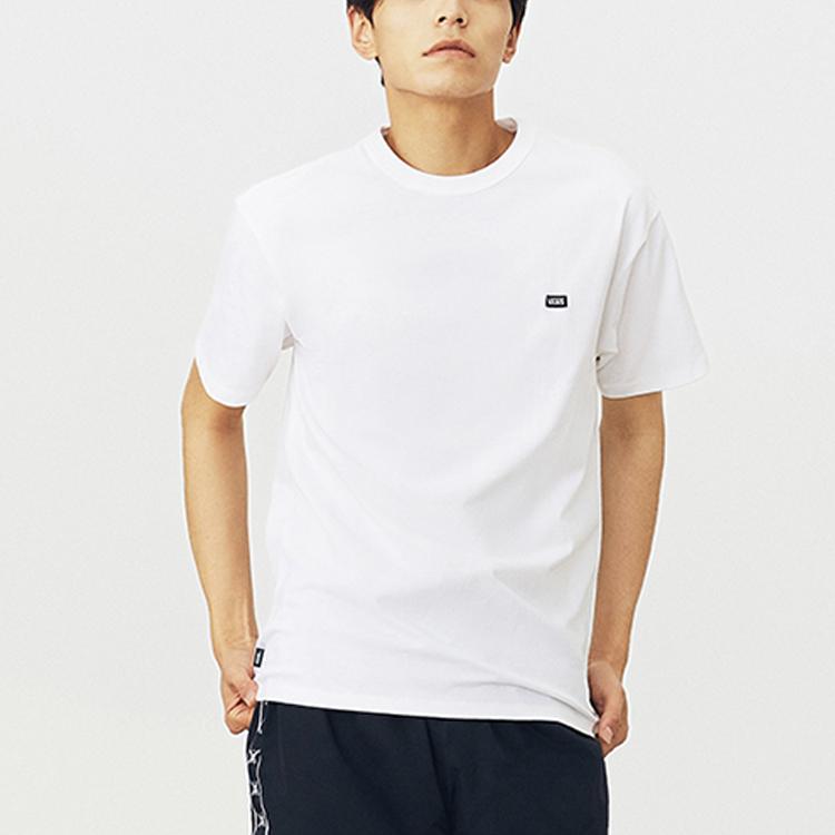 Vans Sports Crew Neck Short Sleeve T-Shirt Unisex Tops White VN0A5DYOWHT