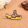 Yellow Submarine Brooch Premium Clothes Bags Accessories Pins Accessories