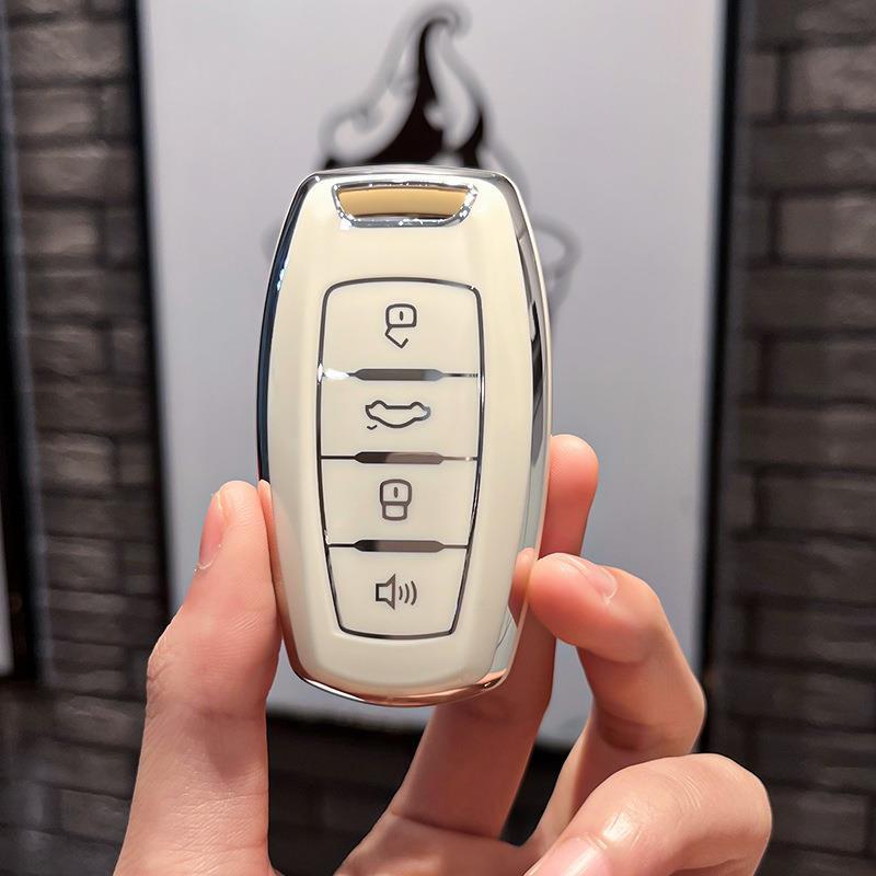 Compatible with Haval 21/22 H6S Yuepao/Zhipao/Chaopao Edition Sport Car Keyring Shell Key Case Cover for Men and Women.