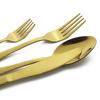 24Pcs Black Tableware Set Stainless Steel Dinner Set Knife Fork Spoon Dinnerware Set Gold Flatware Rainbow Cutlery Set Kitchen