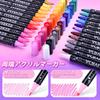 Acrylic Paint Markers 48 Colors, Dual Tip Dot & Fine Water-Based Pens for Glass, Wood, Fabric, Rocks, Journaling & Crafts