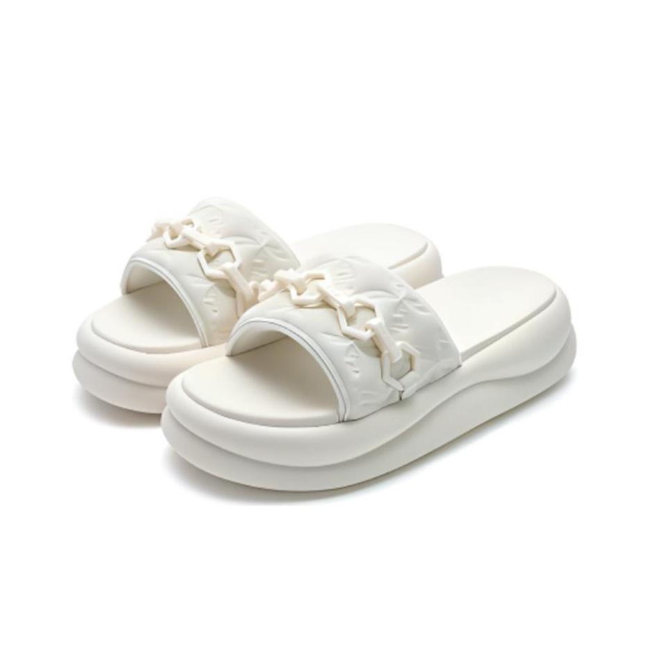 FILA Sponge Dolphin Breathable Casual Retro Quick-Dry Slide Sandals Women sandals White F12W422501FGD