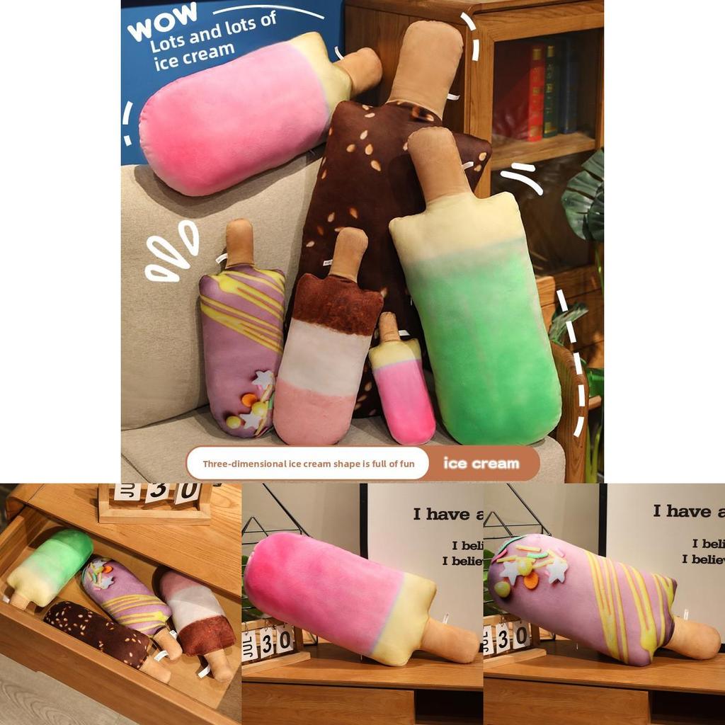 Brinquedo de Pelúcia de Sorvete com Design de Frutas Para Crianças e Colecionadores