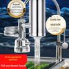 Dual Shower Head & Faucet with 304 Stainless Steel, Direct Drinking, Chlorine Remover, Impurity Filter for Kitchen.