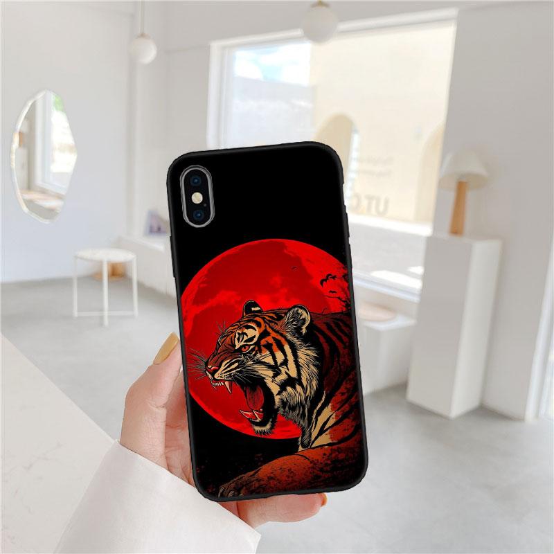 CJ7 Animal Tiger Soft Shell Phone Case for Redmi Note 8 9 Pro Max 9S 9T 9C NFC 8T 8A 10A A4