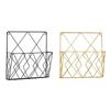 Metal Wall Files Folder Iron Wire Door Hanging Organizers Book Newspaper Storage Rack  for Home