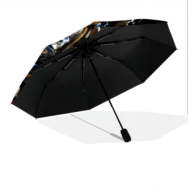 Predator Clash Ruins Folding Umbrella Umbrella Portable Travel Umbrella Umbrella Outdoor