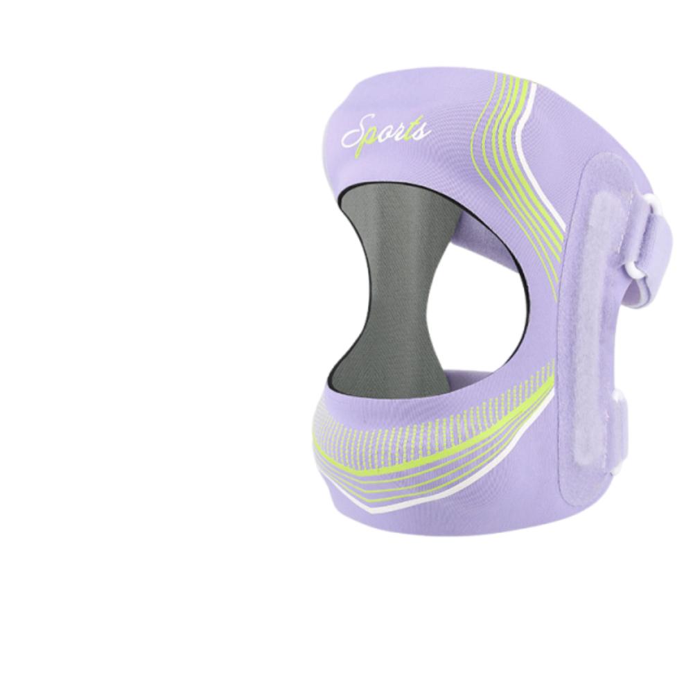 Compression Silicone Patella Adjustable Knee Sleeve Patellar Tendon Support Patella Strap  Climbing фиолетовый