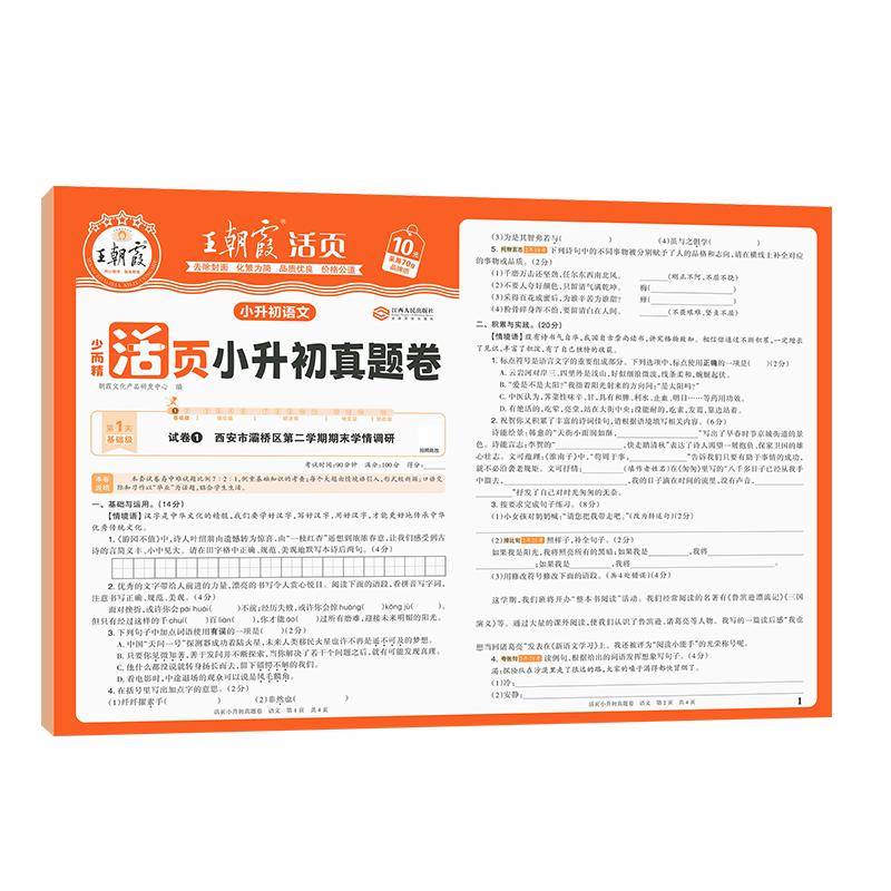 Wang Chaoxia Primary School Entrance Exam Chinese Test Papers 2026