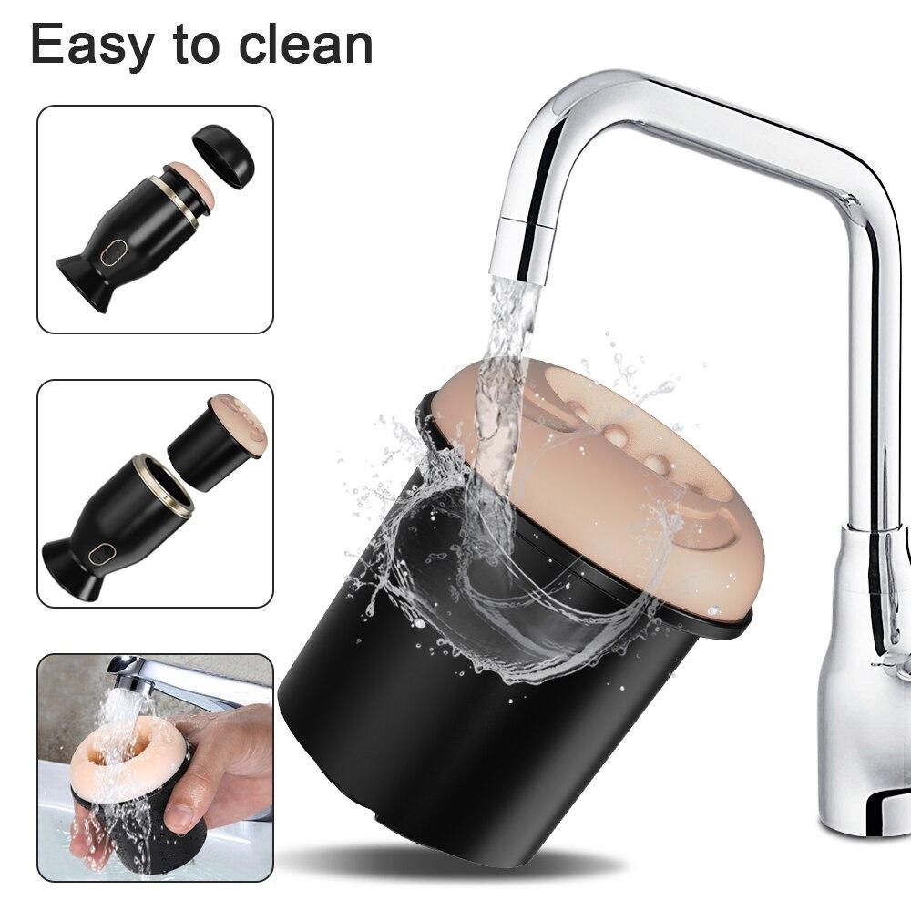Penis Training Male Masturbator Sex Toys for Men Rotation Vagina Masturbation Endurance Exercise Blowjob Goods for Adults 18