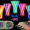 100pcs Party Glow Sticks, Glow Bracelets, DIY Glow-in-the-dark Event Supplies