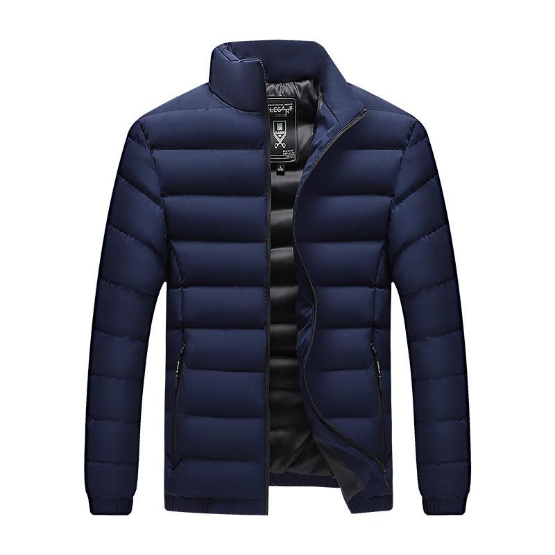 Padded-on Men's Autumn and Winter Jackets, Trendy Brand Padded Jackets, New Feather Rong Padded Jackets, Piled and Thickened Padded Jackets.