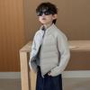 Autumn and Winter Fashionable Children's Patchwork Jackets and Lightweight Tops for Boys