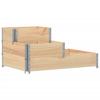 Vidaxl 3-Tier Raised Planter, 120X80 Cm, Solid Pine Wood