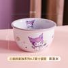Sanrio Ceramic Rice Bowl Household Soup Bowl Rice Bowl Hello Kitty Hellokitty Cute Tableware Japanese Bowl