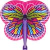 12Pcs Hand Fan Butterfly Folding Fan Birthday Party Favors Decoration Birthday Girl Pinata Toy June Party Baby Shower