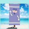 South Park Expression Pattern Cartoon Bath Towel With Super Absorbent Fast Drying For Kids Beach Use