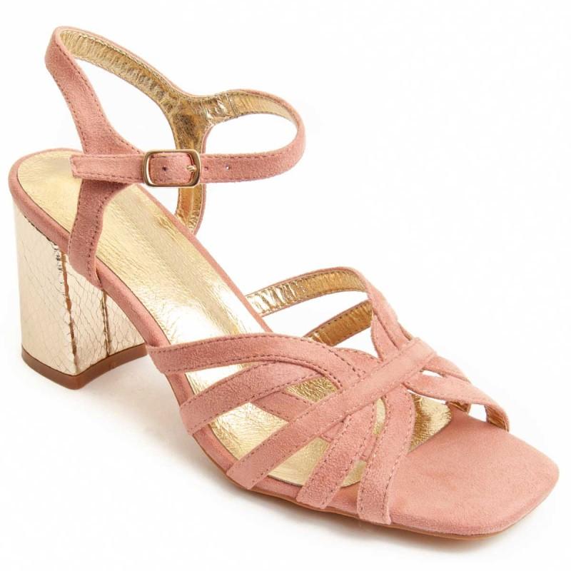 SandSandalia Con Tacon Para Mujer.  Montevita  Sanndal25  91756