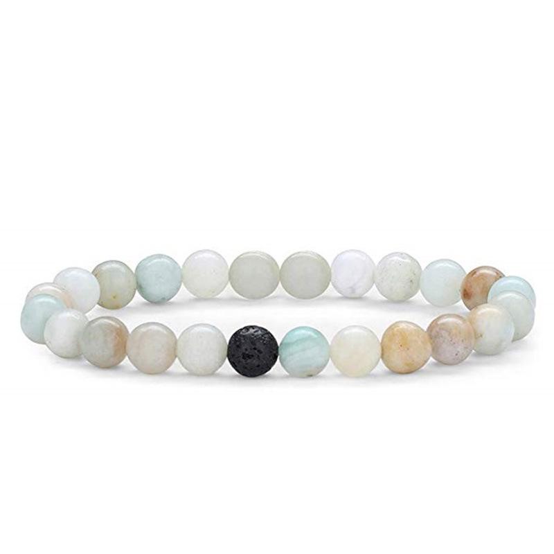 

JYL TS Bracelet Couple Handmade Beaded Yoga Essential Oil Attracts Peace & Positive Vibes amazon светлый ярко-