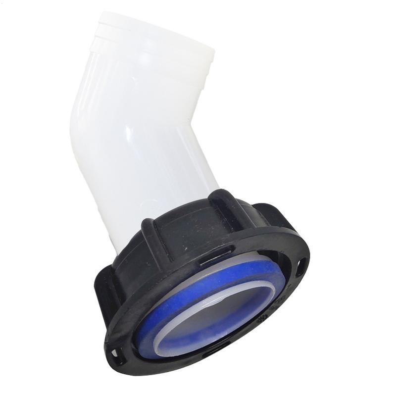 1pcs Water Tank Drainage Diversion Tube 45mm Drain Spout IBC Tank Valve Accessories Garden Irrigation Hose Barrel Tap Fittings