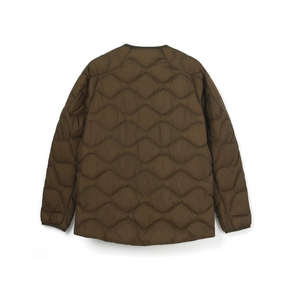 Uniqlo X White Mountaineering Collaboration Premium Lightweight Loose Fit Quilted Down Jacket Unisex outerwear Olive 442562-56
