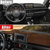 Car For Suzuki Jimny JB64 JB74      Dashboard Cover Avoid Light Pad Sun Shade Anti-UV Carpets Non-Slip Mats