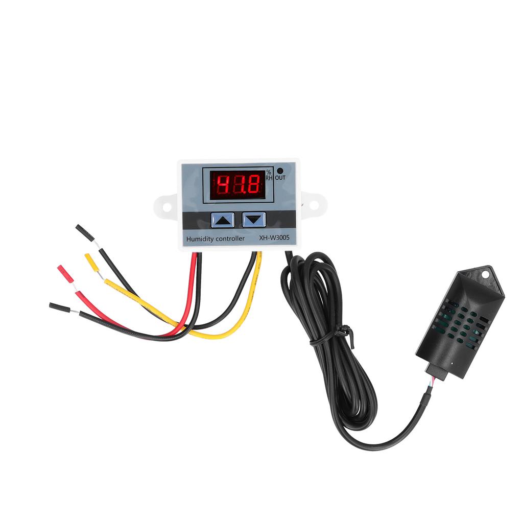 Digital Humidity Controller Module LED Hygrometer Sensor Control Switch 0~99percent  RH XHW3005 24V