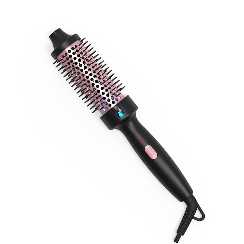 Ionen-Thermobürste mit doppelter Spannung zum Locken und Glätten 6 Temperatureinstellungen & LED-Digitalanzeige Heißluft-Styler