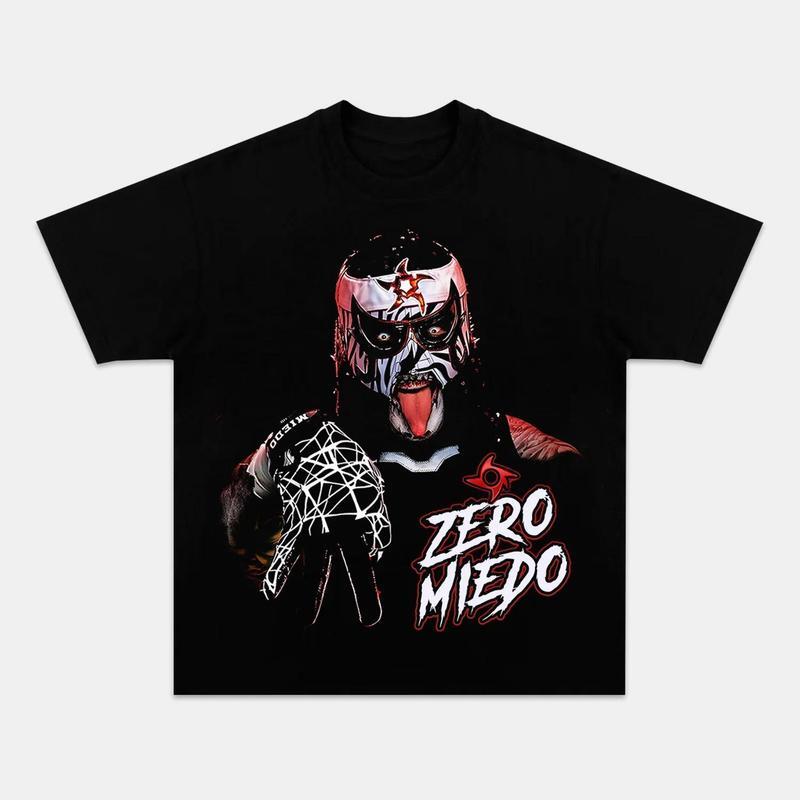 Pentagon Jr Cero Miedo Shirt Wrestling Tee Mexican Wrestler Shirt Fan Merch S