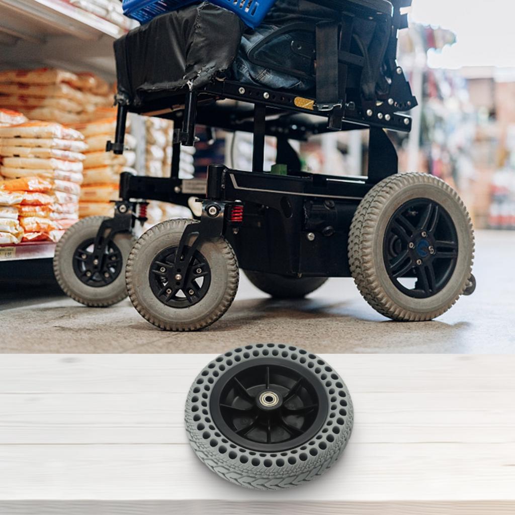 High-quality Rubber 8 Inch Wheels Electric Wheel Hub Solid Wheels