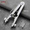 Watch Spring Bar Plier Tool Kit Spring Bar Tweezer Tool for Watch Wrist Bands Strap Removal Repair Fix Set Silver Accessories