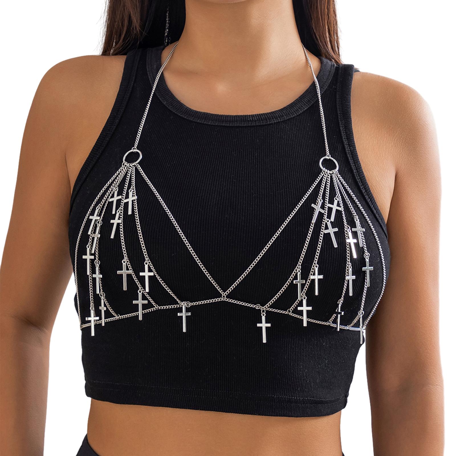 

Unique Hollow Out Bra Body Chain Showcase Your Personal Style for Underwear Party Clubwear