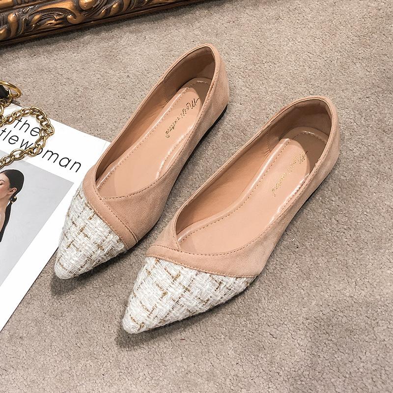 

Новые остроносые туфли-лодочки женские с неглубоким вырезом на плоской подошве, универсальные, больших размеров 41-43 33