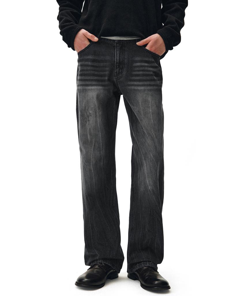 DECET Dawn Semi Wide Jeans Dcpt002Crblack2