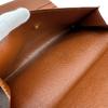 LOUIS VUITTON M61215 Monogram leather Portefeuille International Purse Sunburn leather Women Used