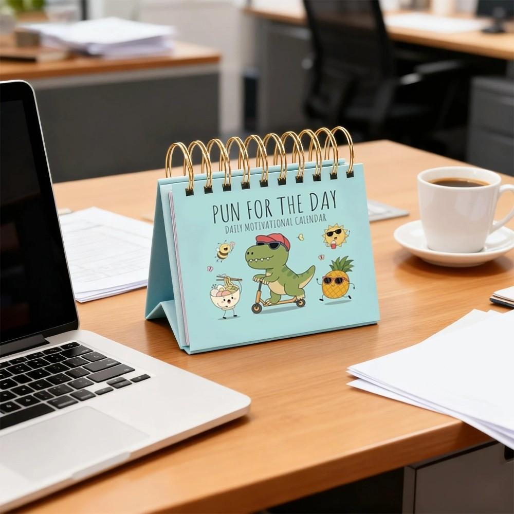 2026 Punny Motivational Desk Calendar 365 Jokes 365 Daily Calendars  Office Desk Accessories