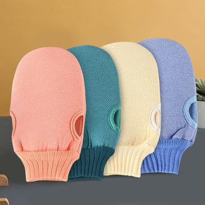 Bath Towel Strong Scrubbing Mud Bath Gloves Double-sided Back Rubbing and Bathing Towel Bath Wipe Exfoliating Bath Towel