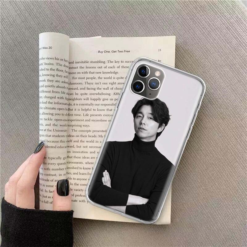 Gong Yoo Phone Case For Apple Iphone 12 13 Mini 14 15 Pro 17 Pro Max Air 11 16E 16 Plus Shell Cover Clear TPU Protecti