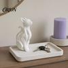 3D Printed Cat Figurine Hollow Figurine, Modern Black White Kitten Statue, Decorative Artistic Animal Sculpture Desk Decoration, Gift for Lovers
